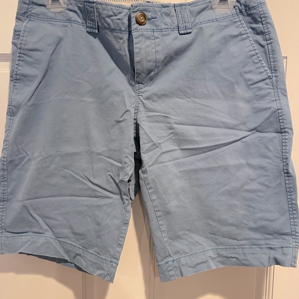 Old Navy Blue Flat Front Low Rise Shorts
